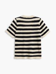 Stripe Crochet Shirt