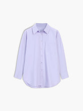 Lavender Button Down Oversized Shirt