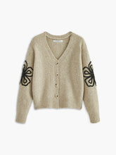 Floral Detail V-Neck Cardigan