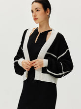 Color Block Versatile Knit Cardigan