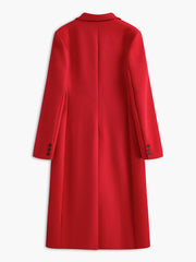 Essential Tweed Wool Long Coat