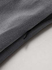 Pleated Zipper Mini Skirt