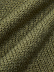 Elegant Metal Lapel Sweater