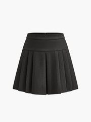 Versatile Pleated Mini Skirt