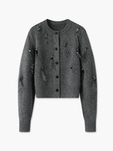 Leisure Button Sequins Cardigan