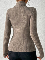 Stand Collar Brushed Top