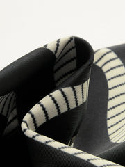 Wave Pattern Triangle Bikini Set