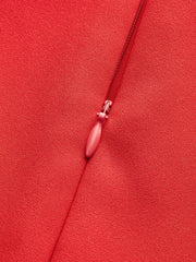 Metal-Button Pleated Tank Dress
