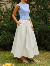 High-Waist Flared Skirt