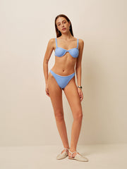 Scalloped Trim Bikini Set
