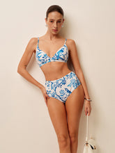 Print High-Waist Bikini Set