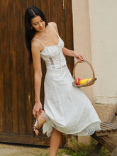 Embroidered Lace-Up Crop Top With Skirt Set