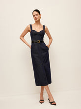 Sweetheart Denim Dress Without Belt
