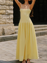 Pleated Hem Cami Sweater Dress