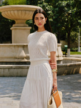 Wool-Blend Textured Knit Top