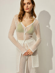 Sheer Knit Cardigan