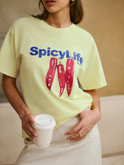 Cotton Print T-Shirt