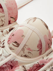 Floral Print Corset Top