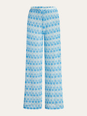 Tie-Back Crochet Halter Pants Set
