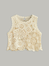 Sheer Sleeveless Crochet Top
