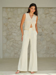 High-Waist Pocketed Pants