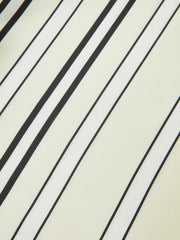 Striped Mid-Rise Pants