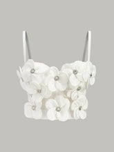 3D Floral Embellished Corset