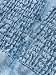 Denim Spaghetti Strap Midi Dress