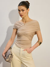 Ruched Crisscross Top