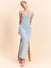 Crochet Embellished Sleeveless Maxi Dress