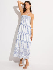 Halter Backless Maxi Dress
