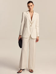 Tencel-Linen Blend Blazer