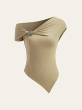 Asymmetrical Off-Shoulder Top