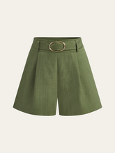 Belted Pocket Shorts