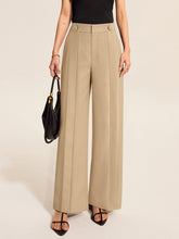 Pleated Wide-Leg Pants