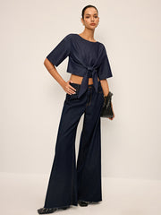 Tie-Front Crop Top