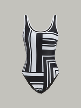 Geometric Print One-Piece Swimsuit