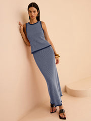 Striped Knit Sweater Co-ords Set