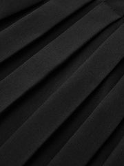 Pleated Skort with Drawstring