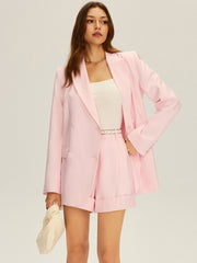 Double-Breasted Oversized Blazer