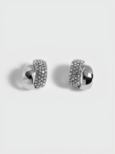Pave Crystal Stud Earrings
