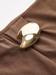 Asymmetric Short-Sleeved Top