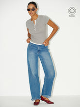 2 in 1 Layered Hem Short Sleeved T-Shirt