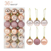 1box Christmas Balls Christmas Tree Ornaments Ball Xmas Hanging Tree Pendants Home Party Decor New Year Gift Noel Navidad
