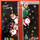 Christmas Window Stickers Merry Christmas Decorations For Home Christmas Wall Sticker Kids Room Wall Decals New Year Stickers