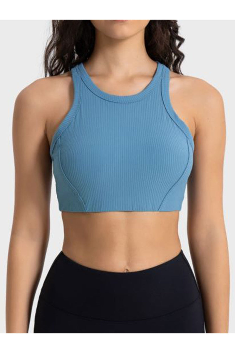 Millennia Wide Strap Cropped Sport Tank