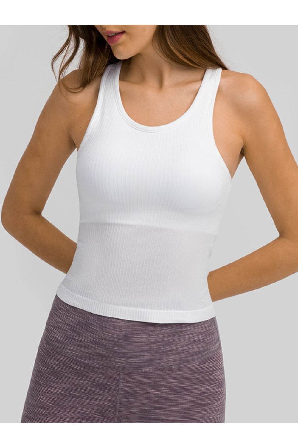 Millennia Round Neck Racerback Active Tank