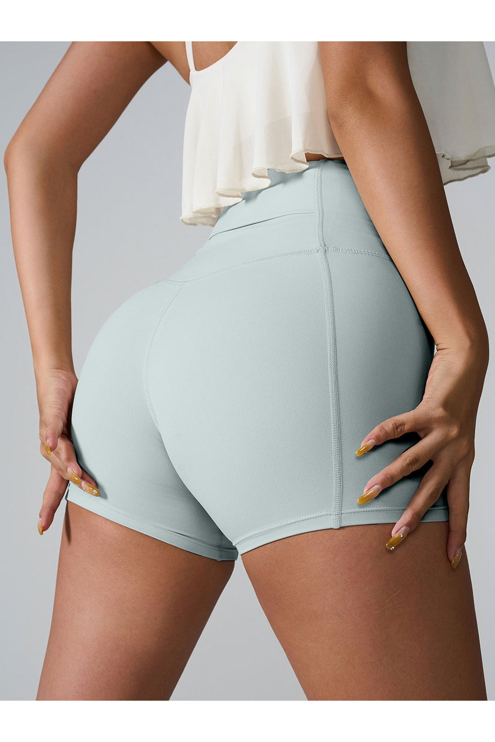 High Waist Active Shorts