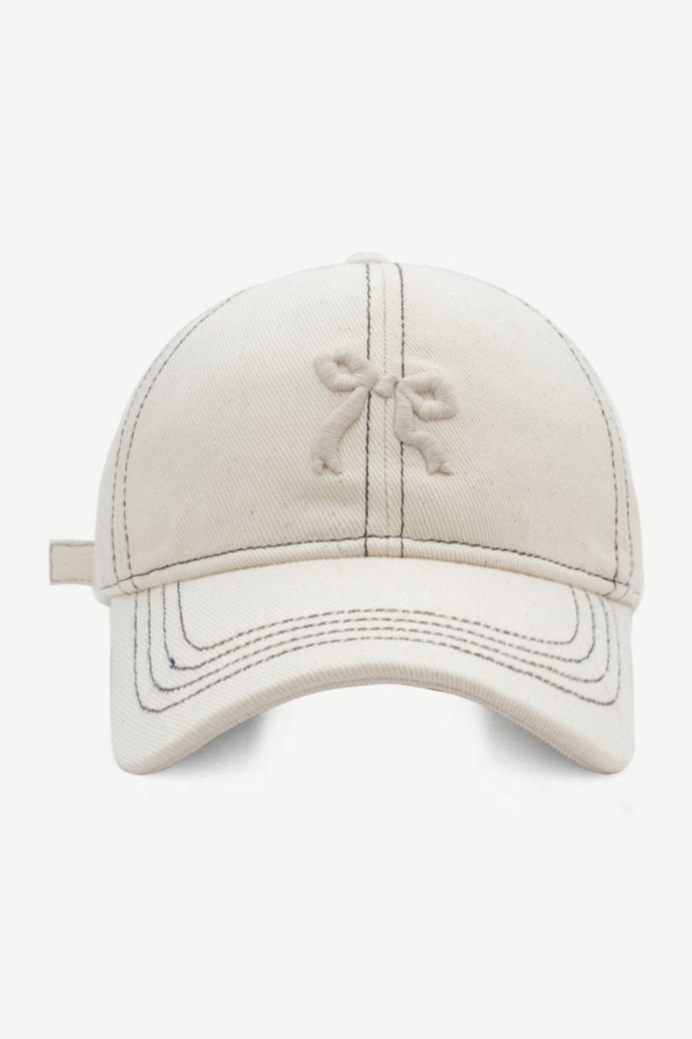 Bow Graphic Cotton Baseball Hat