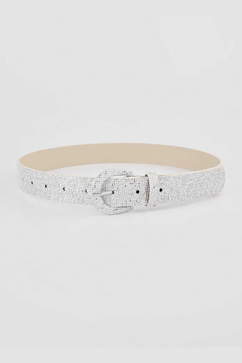 Sequin PU Leather Belt